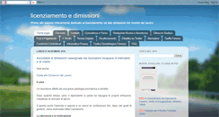 Desktop Screenshot of licenziamento-dimissioni.com